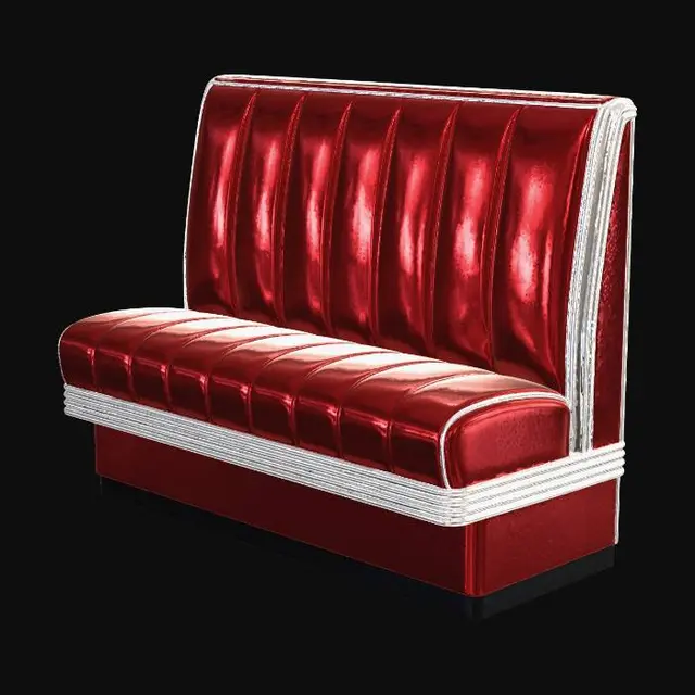 3D model for Red Vinyl Booth