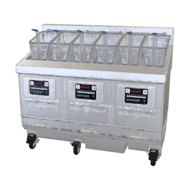 Ultrafryer Three-Unit Commercial Fryer - Ultra 3D model, vytvořený pomocí AI