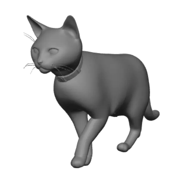 3D model for Midnight Stroll