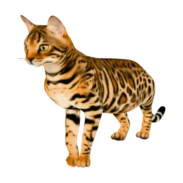 3D model for Leopard in Profile