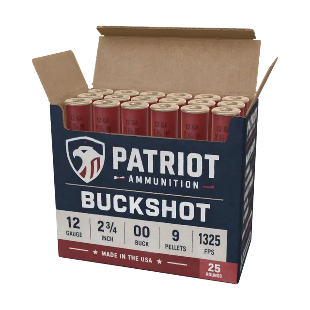 Patriot Buckshot Ammunition Box - Crates 3D model, vytvořený pomocí AI