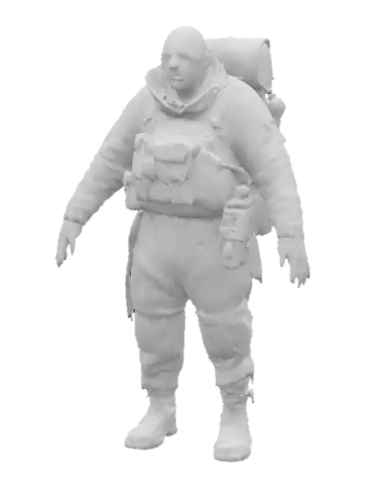 3D model for Wasteland Zombie