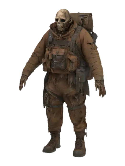 3D model for Wasteland Zombie