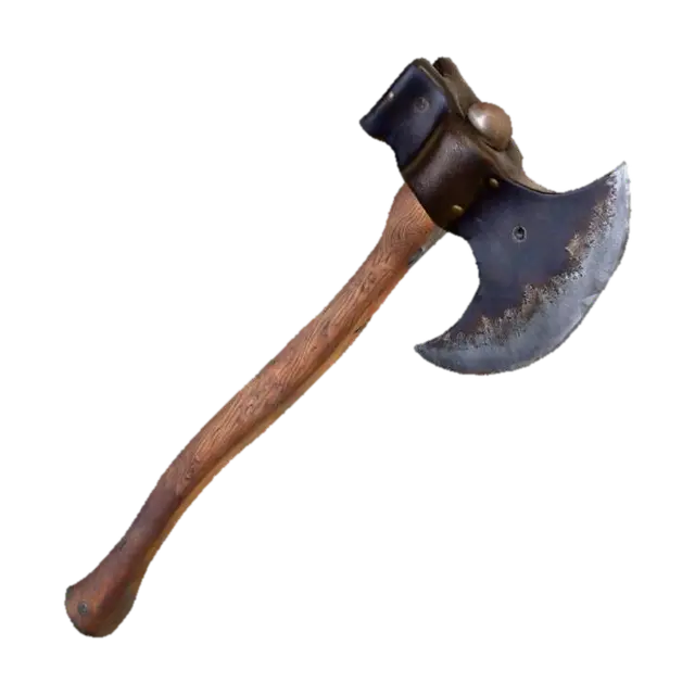 3D model for an old rusty axe