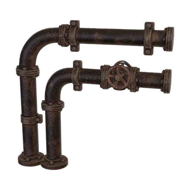 Rustwork Valve Manifold - Engineering-3D-modell, genererad av AI