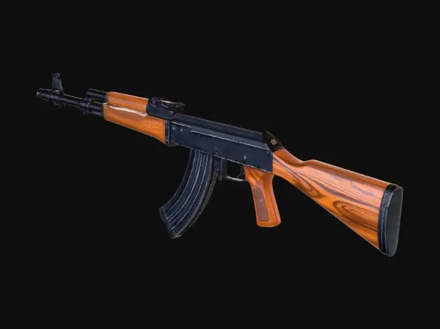 3D model for AK-47 assault rifle for roblox studio
