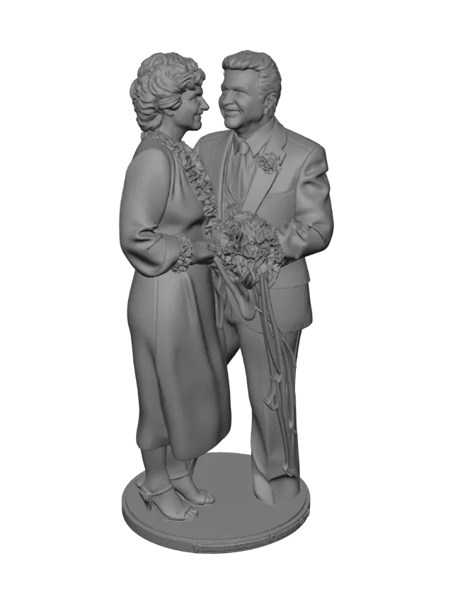 3D model for Wedding Portrait