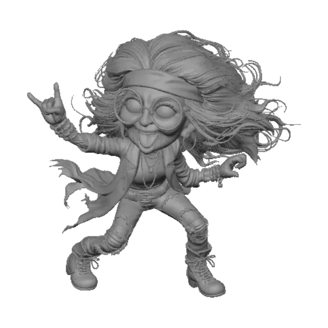 3D model for Granny Rockstar