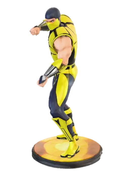 Scorp - Mortal 3D model, vytvořený pomocí AI