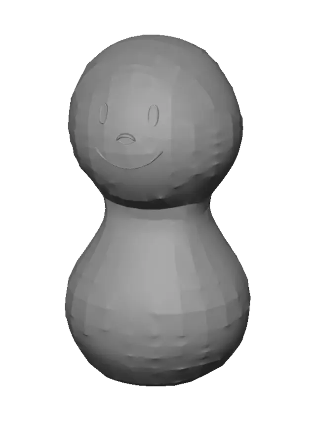 3D model for Cheerful Sketch