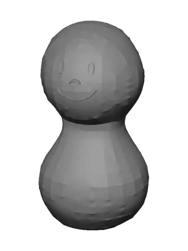 3D model for Cheerful Sketch