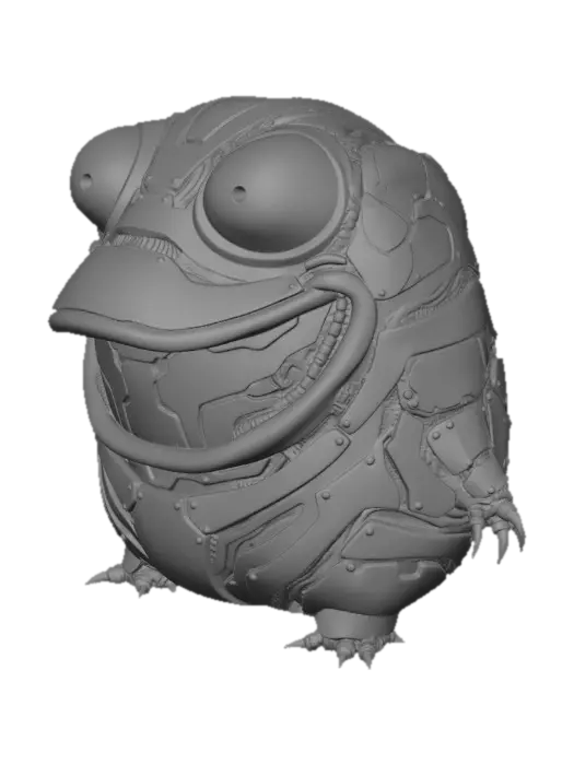 3D model for Neon Wobblebot