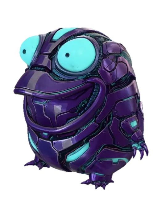 3D model for Neon Wobblebot