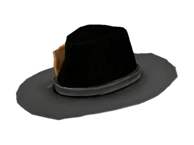 Gambler's Fedora 3D model, vytvořený pomocí AI