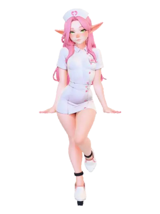 MedPink - Textiles 3D model, vytvořený pomocí AI