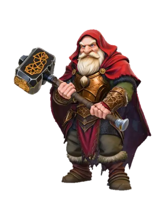 3D model for Dwarven Forgekeeper