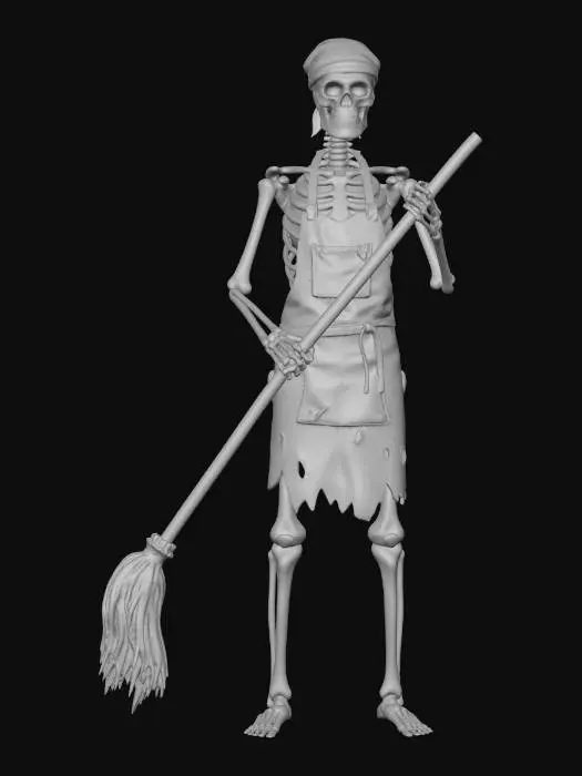 Face Less Janitor Free Janitor 3D Models - Download Instantly | Meshy