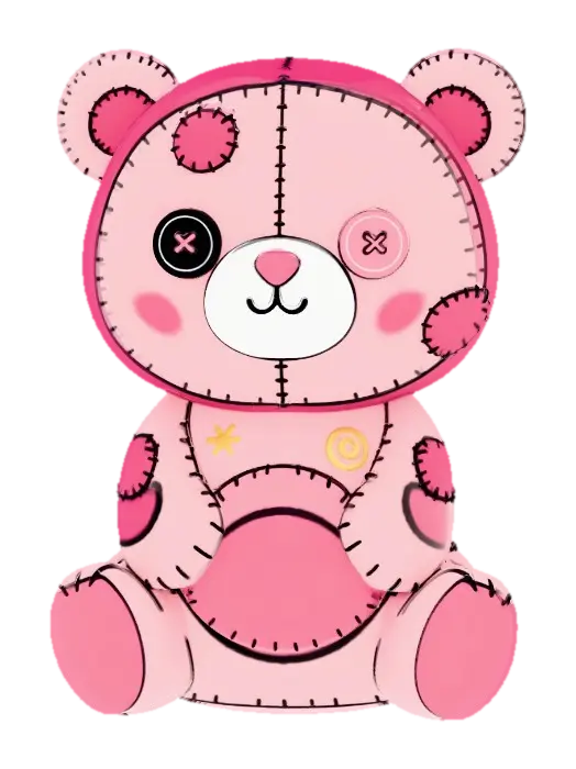 3D model for Patchwork Bear
