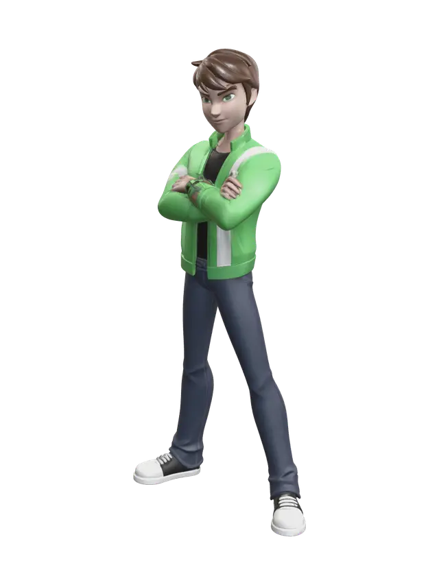Ben 10 - Ben10 3D model, vytvořený pomocí AI