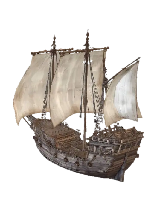 Modèle 3D Medieval ship 1 - History, généré par IA