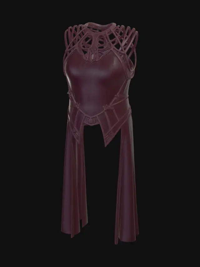 3D model for Crimson Lattice Armor