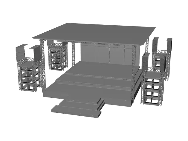 3D model for Center Stage Spectacle