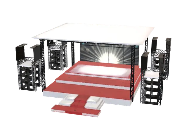 3D model for Center Stage Spectacle