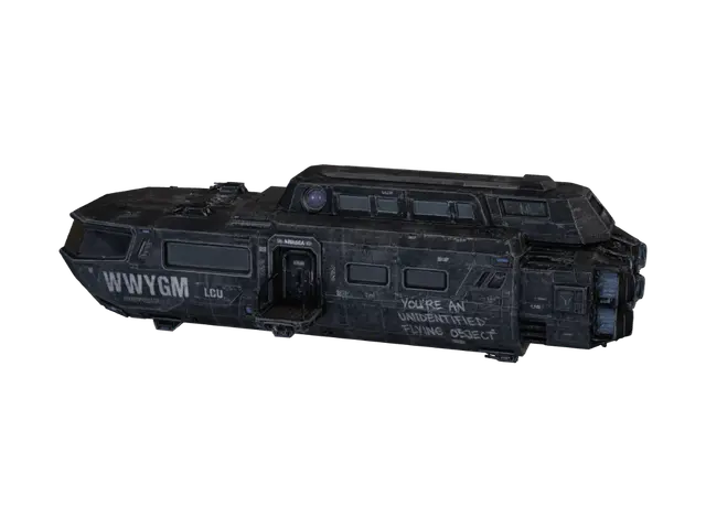 3D model for Dark Horizon Starship