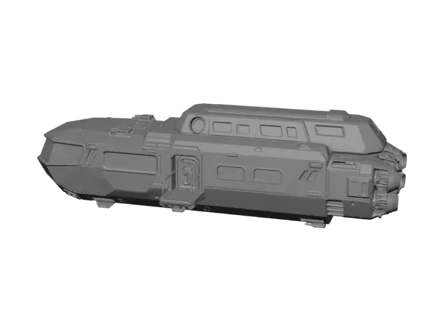 3D model for Dark Horizon Starship