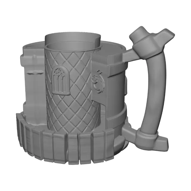 3D model for Blue Castle Mug