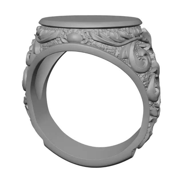 3D model for Silver Vine Signet
