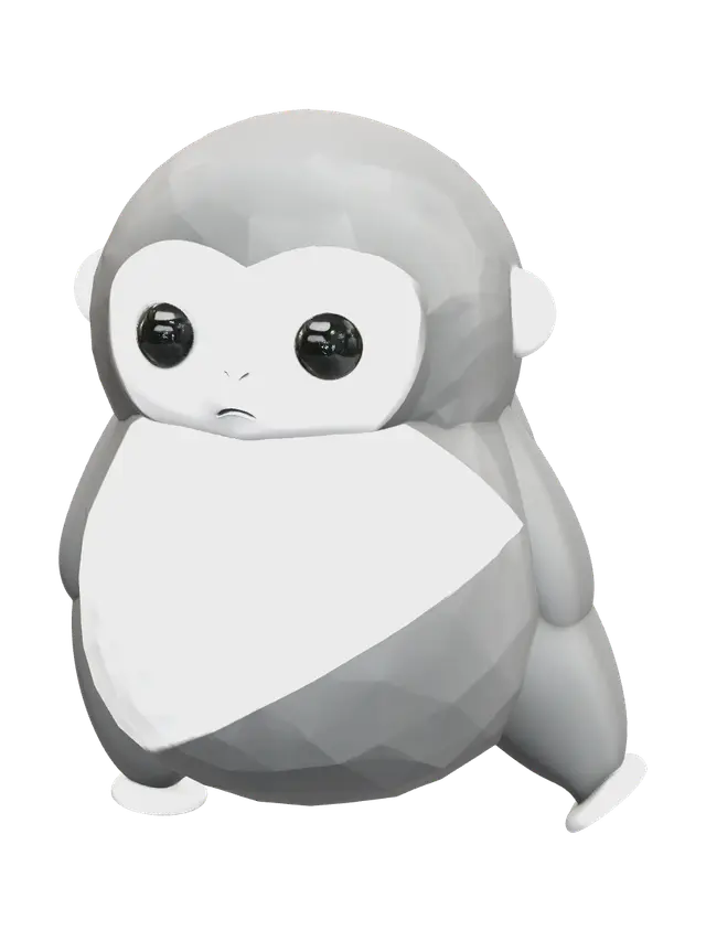 3D model for Stylized Gorilla Tag Cosmetics