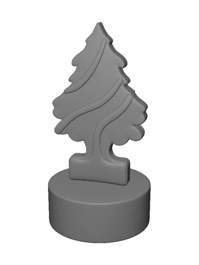3D model for Golden Pine Cup Trophy