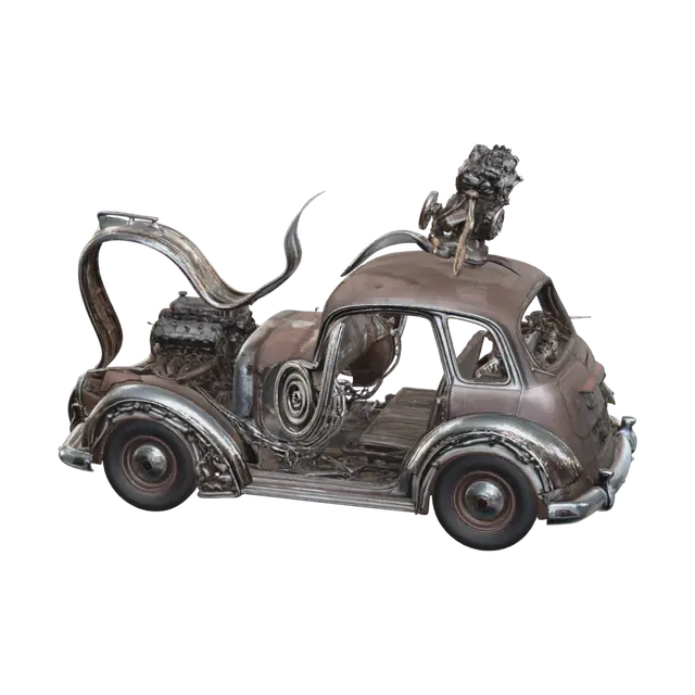 3D model for Fantasy Rusty Car