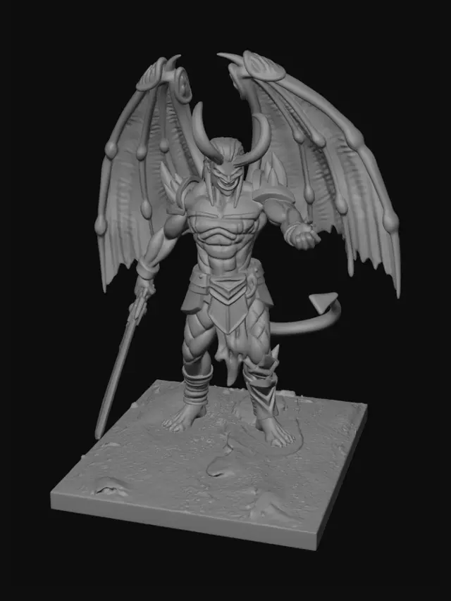 3D model for Infernal Winged Warlord
