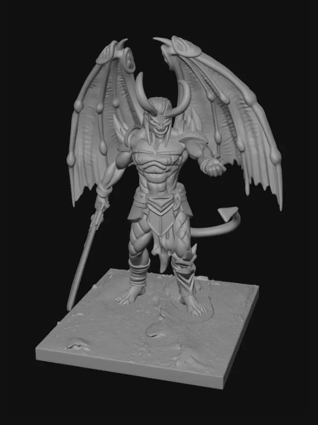 3D model for Infernal Winged Warlord