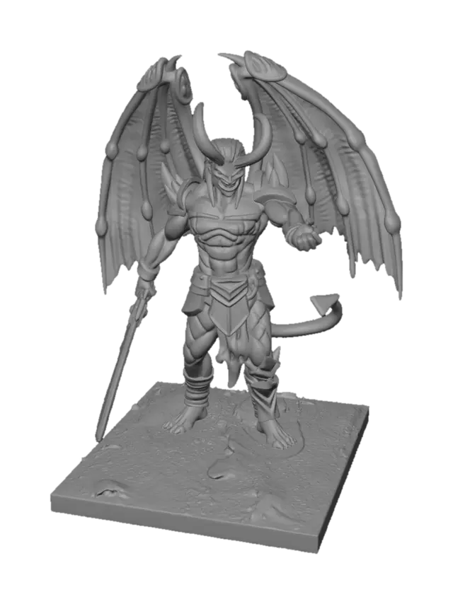 3D model for Infernal Winged Warlord