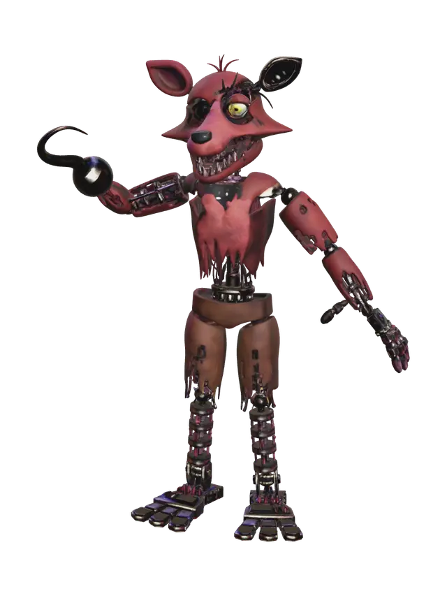 3D model for Realistic Withered Foxy