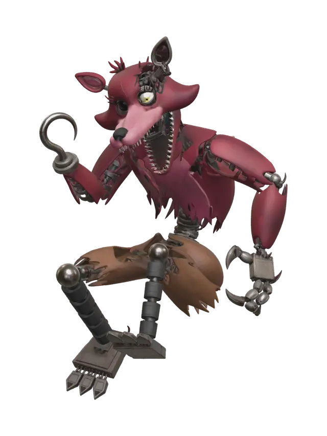 3D model for Ornate Withered Foxy