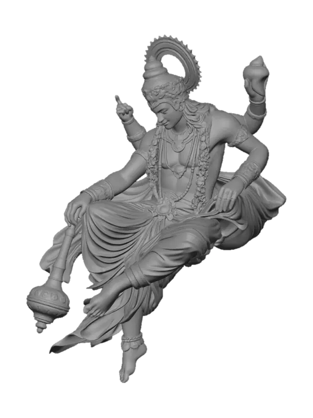 3D model for Blue Lord in Golden Regalia