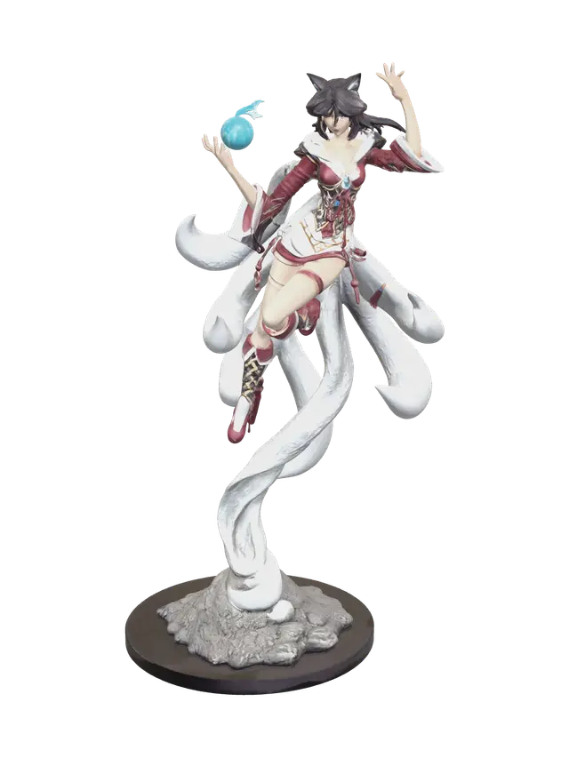 Fantasy Ahri - Cgi 的 AI 生成 3D 模型