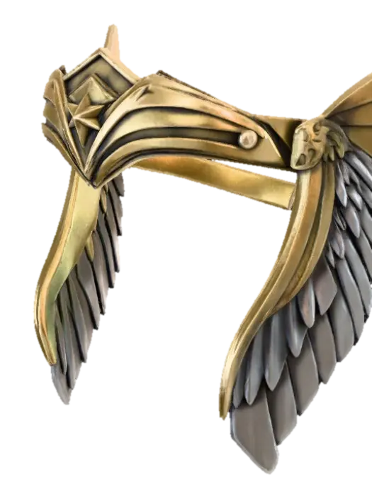 Winged Tiara of Valor 3D model, vytvořený pomocí AI