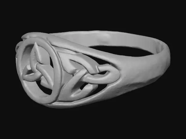 3D model for Celtic Trinity Knot Ring