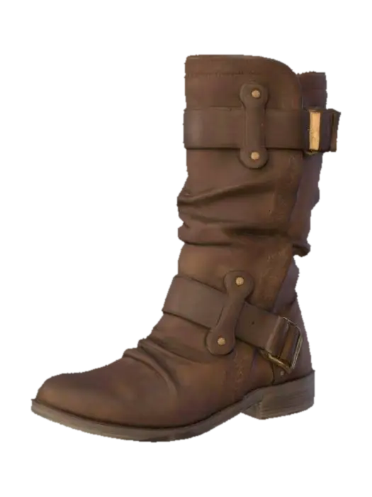 Brown Buckle Boot - Vikings 3D model, vytvořený pomocí AI