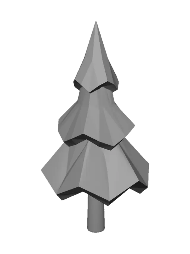 3D model for Geometric Evergreen
