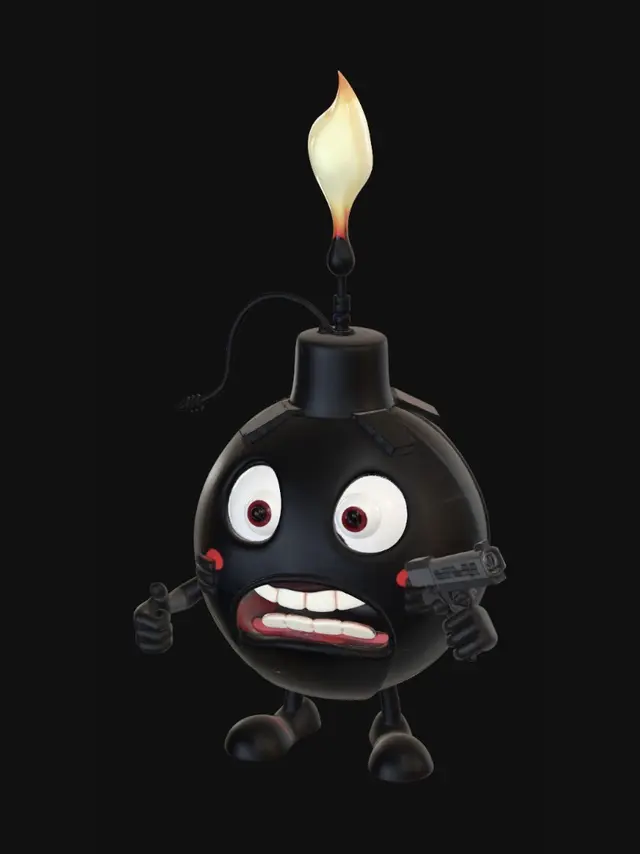 3D model for AS UNA BOMBA CON OJOS PIERAS I BRASOS I UNA PISTOLA ESTILO ANIME