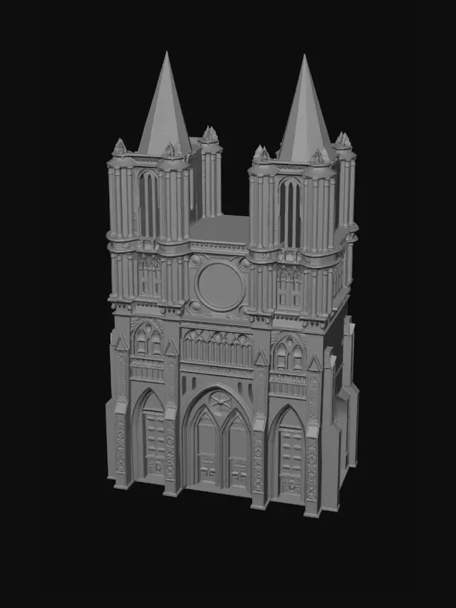 3D model for Huawei Cathedral at Night