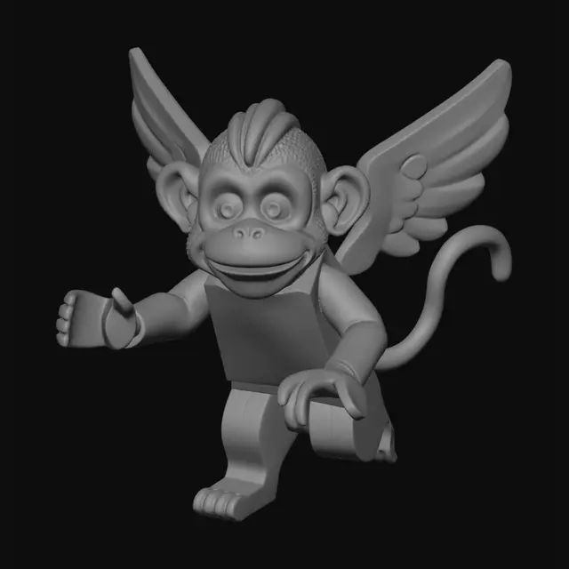 3D model for Winged Monkey