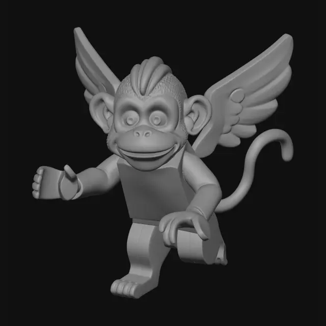 3D model for Winged Monkey