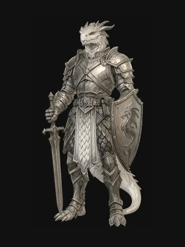 3D model for Dragonplate Warden